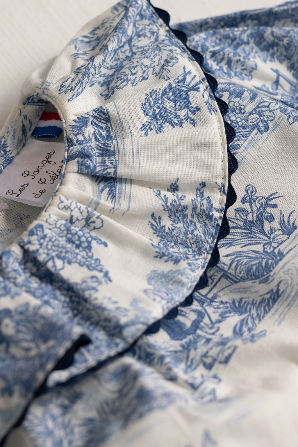 Blouse Charlotte - Bleue