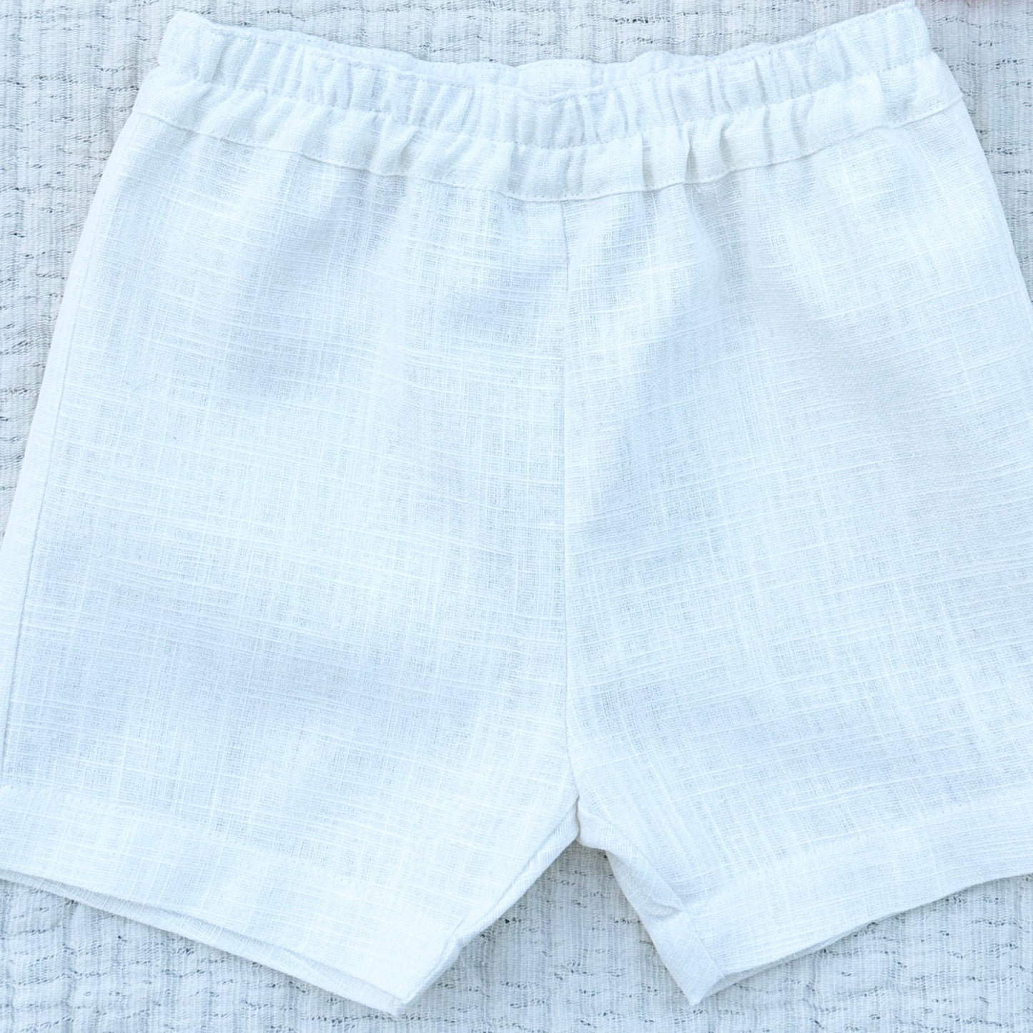 Short en lin - Ecru