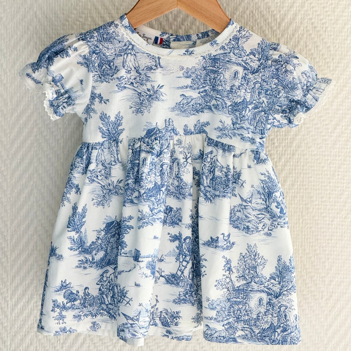 Robe Céleste bleue - manches courtes