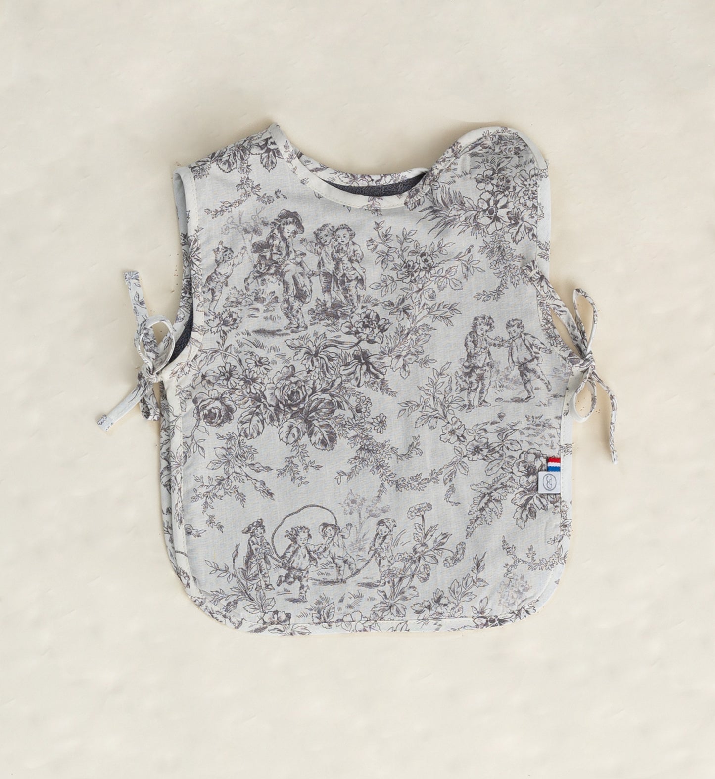 Grand Bavoir Romy - Toile de Jouy