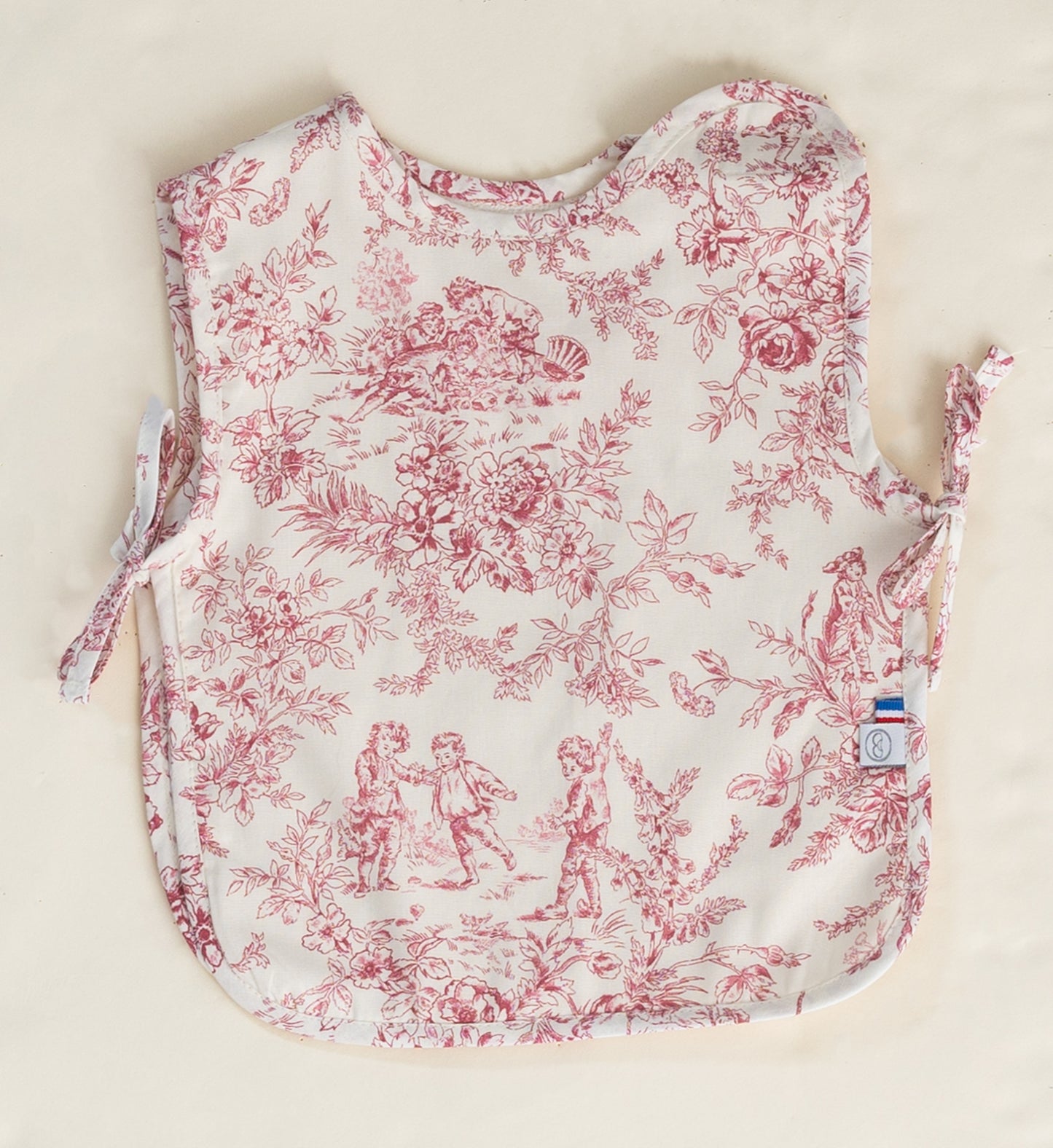Grand Bavoir Romy - Toile de Jouy
