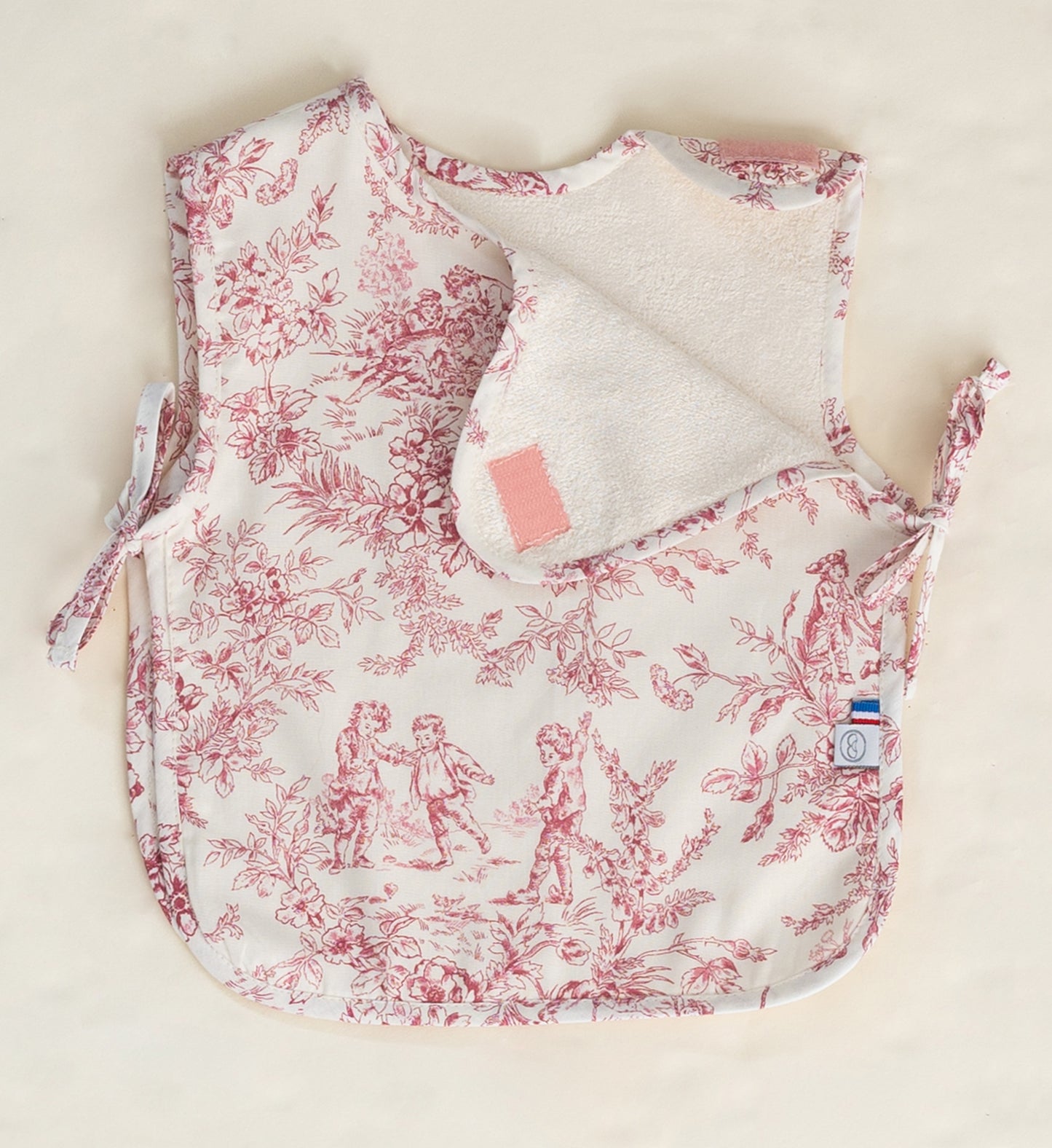 Grand Bavoir Romy - Toile de Jouy
