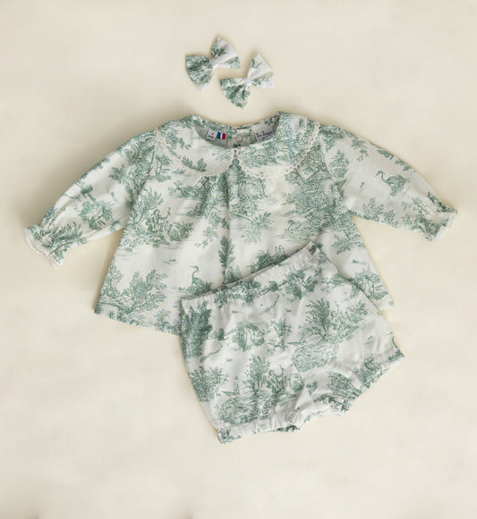 Blouse Chloé - Verte