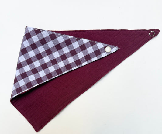 Bavoir triangle - Prune