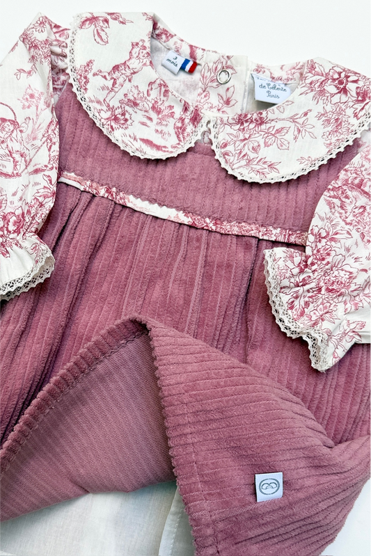 Robe Capucine rose en coton