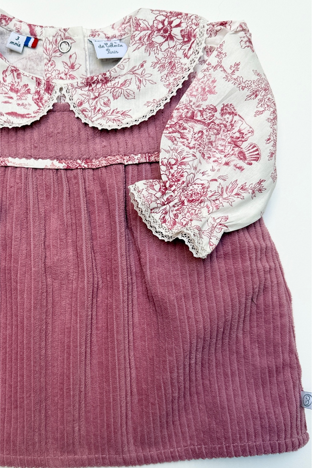 Robe Capucine rose en coton