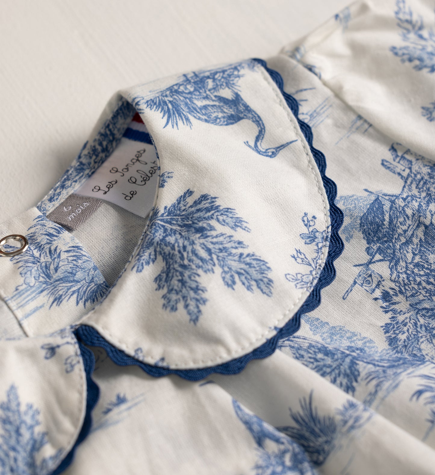Blouse Chloé - Bleue